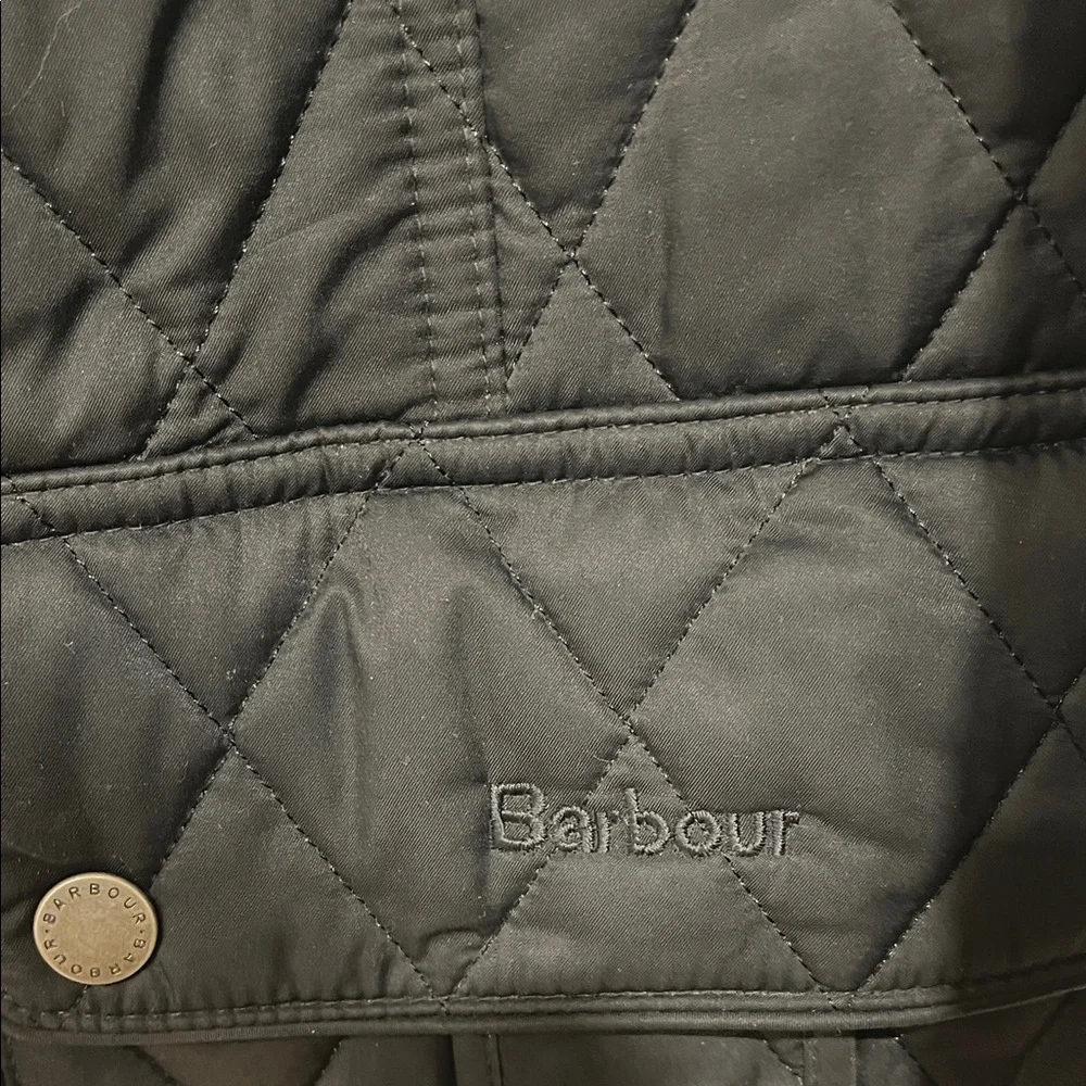 Barbour Black Quilted Utility Jacket - Picture 2 of 4